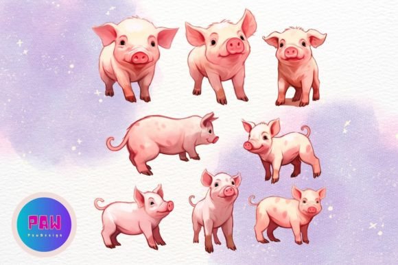 Download Cute Pig Clipart Sublimation - Pig Collection