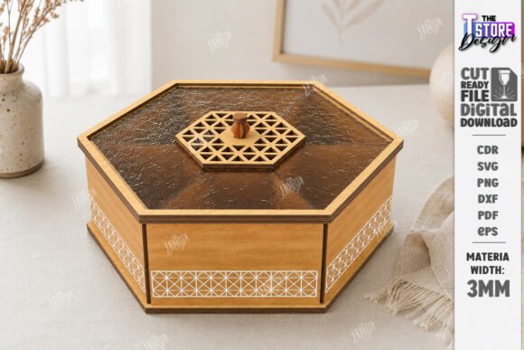 Download Decorative Modular Storage Box Laser Cut - Laser cut Collection
