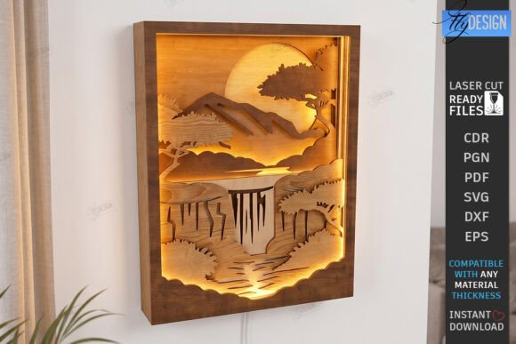 Download 3D Layered Shadow Box Laser Cut | CNC - Laser cut Collection
