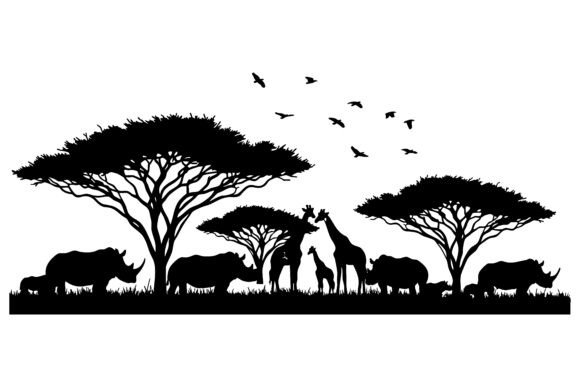 Download African Wildlife Silhouette&nbsp; - Wildlife Collection