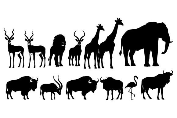 Download African Wildlife Silhouette&nbsp; - Wildlife Collection