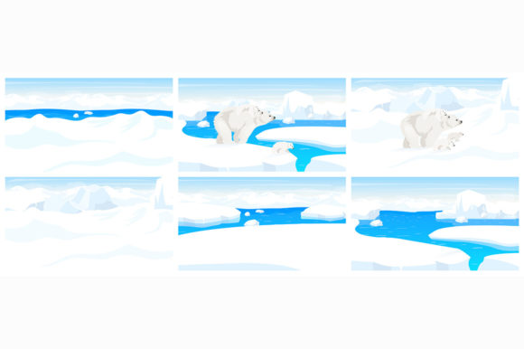 Download North Pole Wildlife Flat Illustration - Wildlife Collection