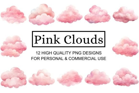 Download Charming Pink Cloud Clipart - Cloud Collection
