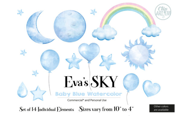 Download Sky Cloud Moon Balloon 14 PNG Images Set - Cloud Collection