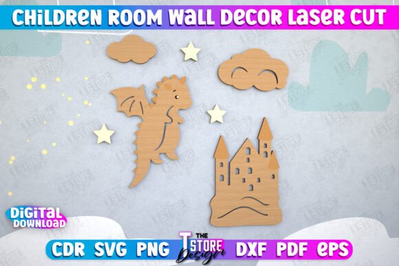 Download Wall Baby Room Decor Laser Cut Design - Laser cut Collection