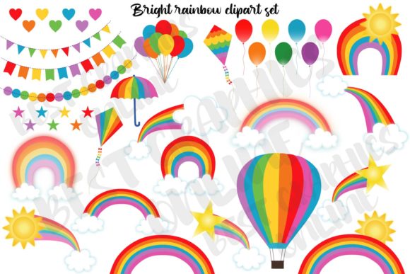 Download Rainbow Clipart Cloud Sun Cute Weather - Cloud Collection